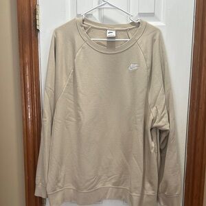 Nike Light Tan Crewneck Sweatshirt